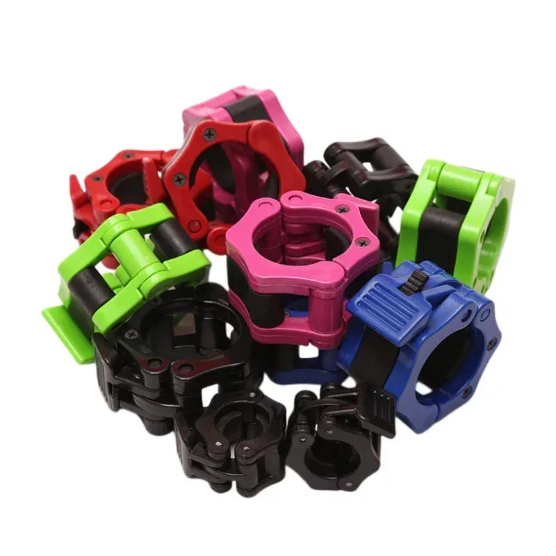 Quick Release Barbell Collars for Strength Training and Weightlifting