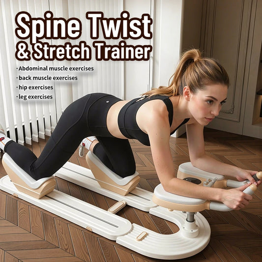 Spine Twist And Stretch Trainer For Home Core Exercises