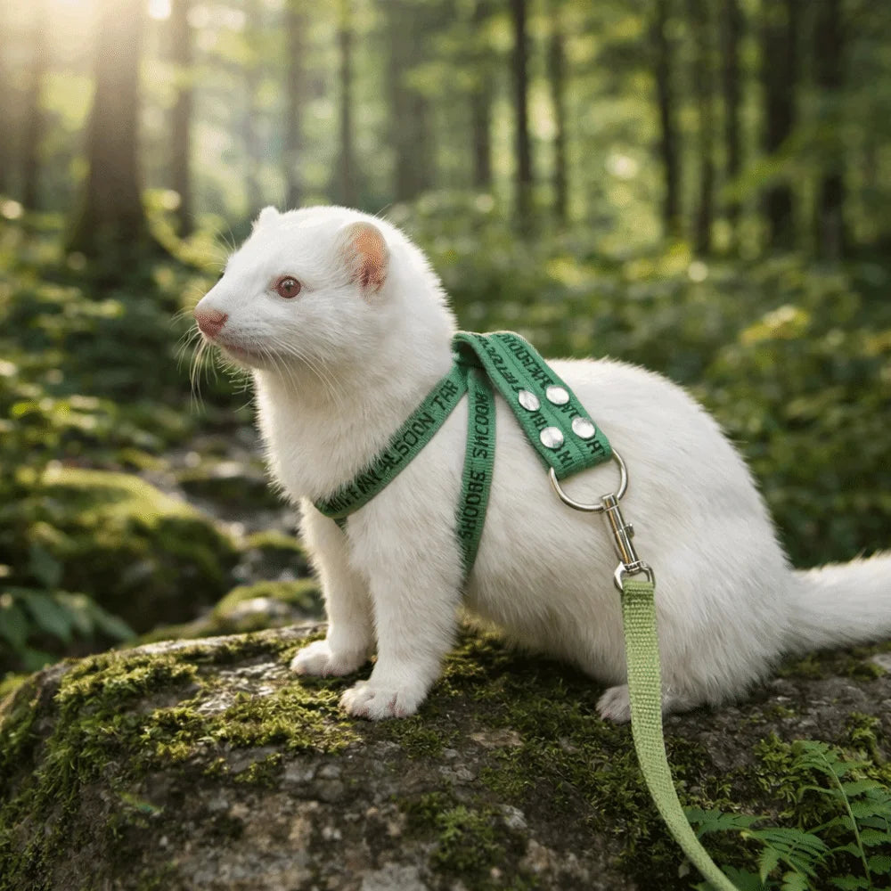 Adjustable Escape Proof Pet Harness And Leash For Small Pets