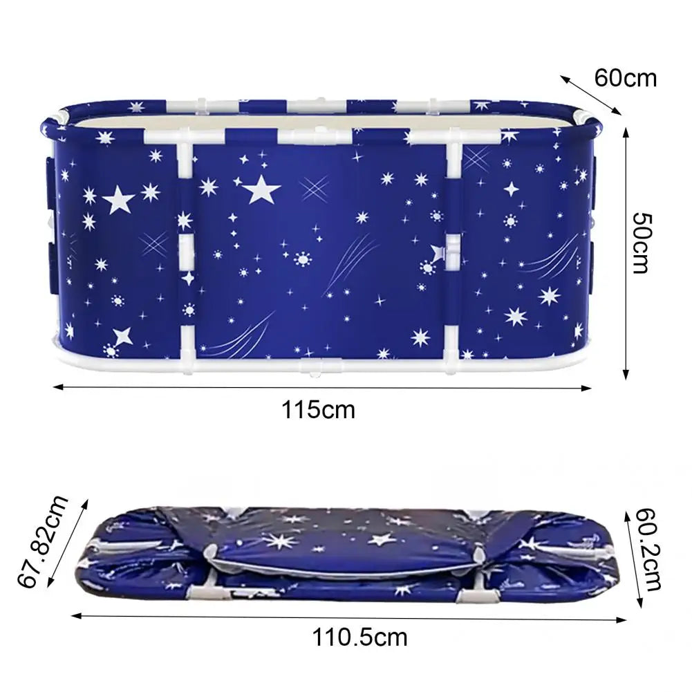 Advanced Foldable Bathtub For Adults Featuring Sturdy Frame Support