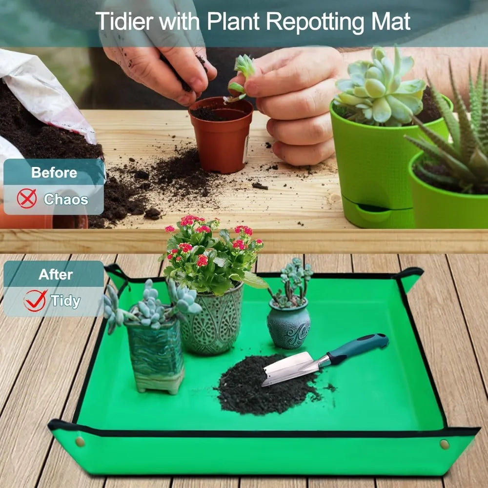 Heavy Duty Aluminum Gardening Tools Set with Storage Bag | Rust Resistant Essential Kit for Outdoor Planting