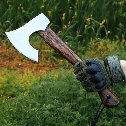 Hand Forged Viking Tomahawk Axe Made From High Manganese Steel