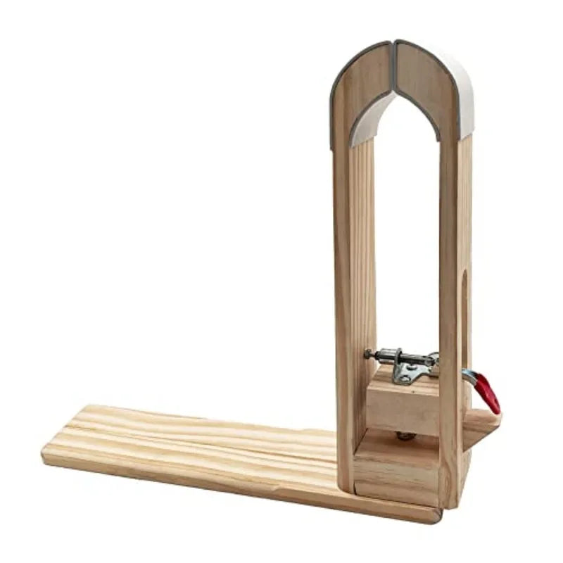 Wooden Leather Stitching Pony Workstation For Diy Hand Sewing
