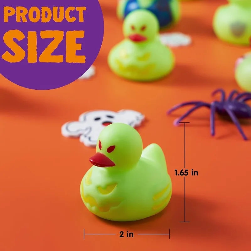 Joyfy Halloween Glow In The Dark Rubber Duck Bath Toys