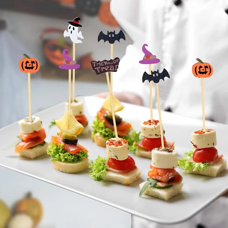 Disposable Bamboo Party Skewers For Desserts And Cocktails