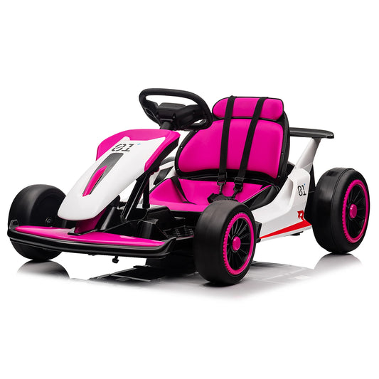 24V Electric Drift Go Kart For Kids With Dual Motor