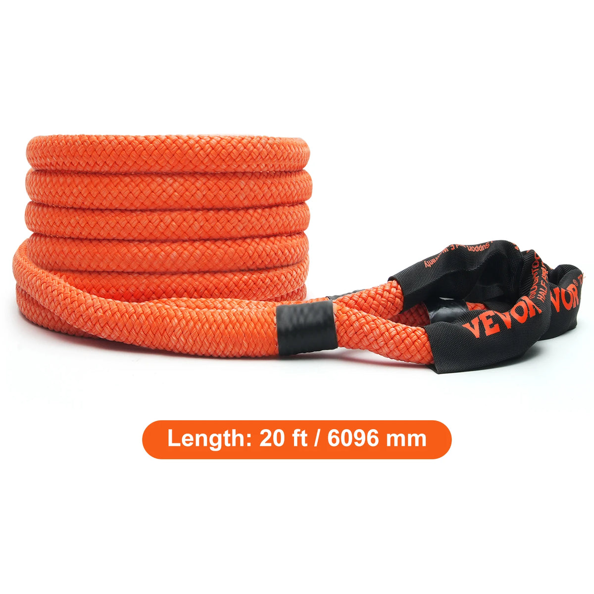 SucceBuy Off Road Nylon Recovery Tow Rope for Jeep Truck