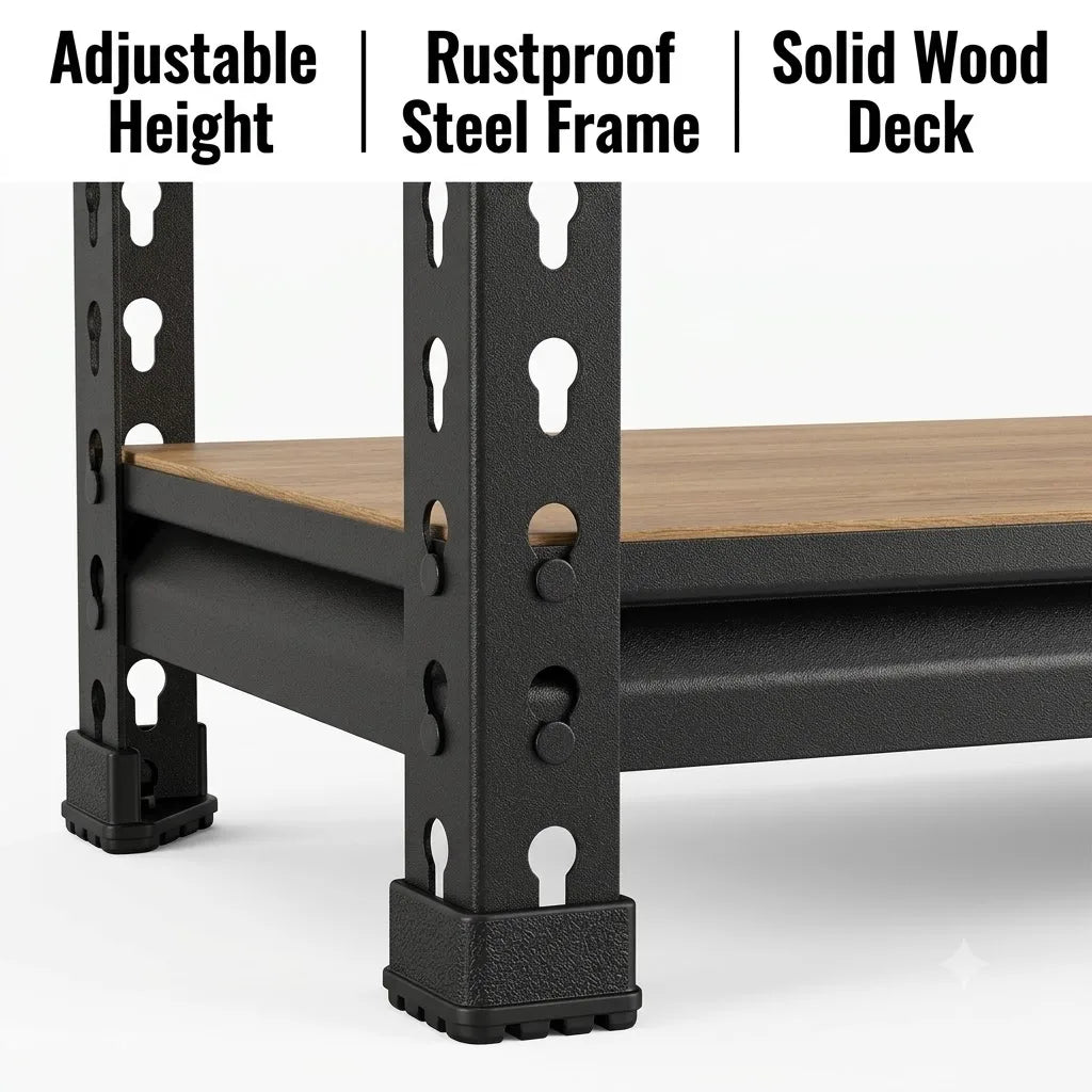 Heavy Duty Adjustable Metal Storage Shelving Rack System