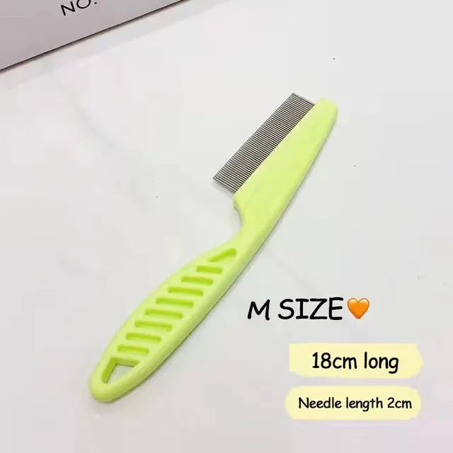 Stainless Steel Flea Comb for Dogs and Cats Grooming