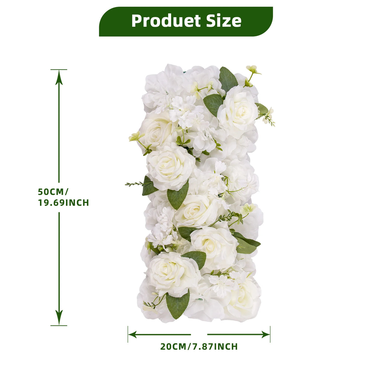 HiMISS Artificial Flower Garland Wedding Party Decoration