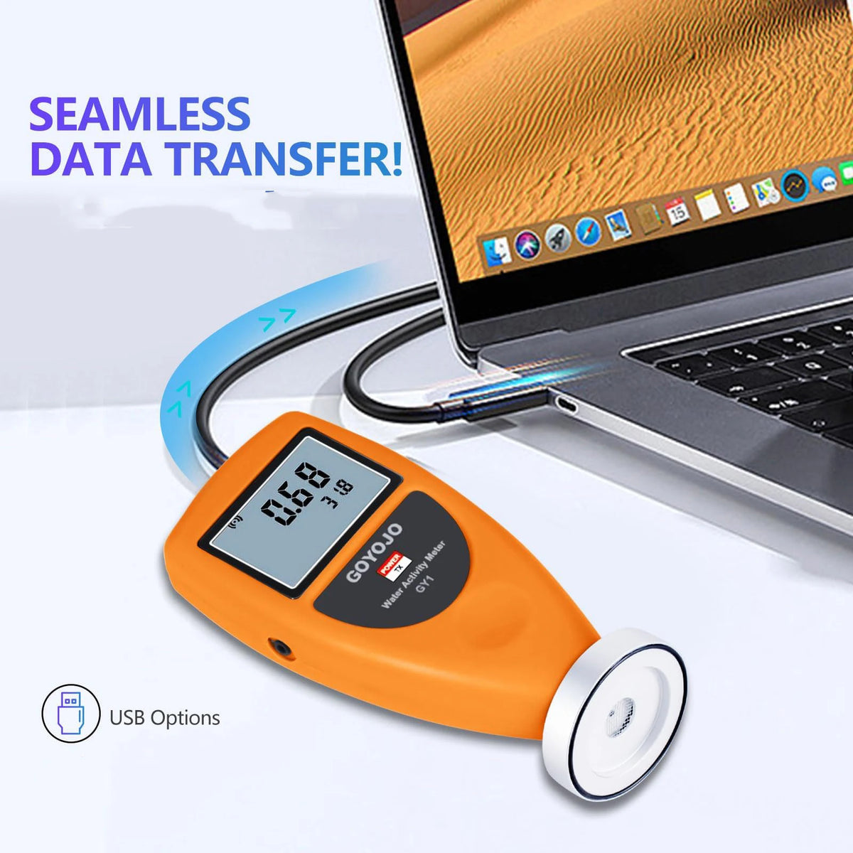 Water Activity Meter Smart Food Water Activity Tester for Jerky Dried Fruit Grain Vegetable Water Activity Analyzer Monitor