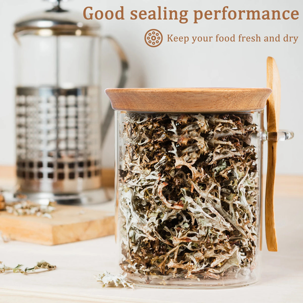 Airtight Acacia Wood Canning Lids With Silicone Jar Seals
