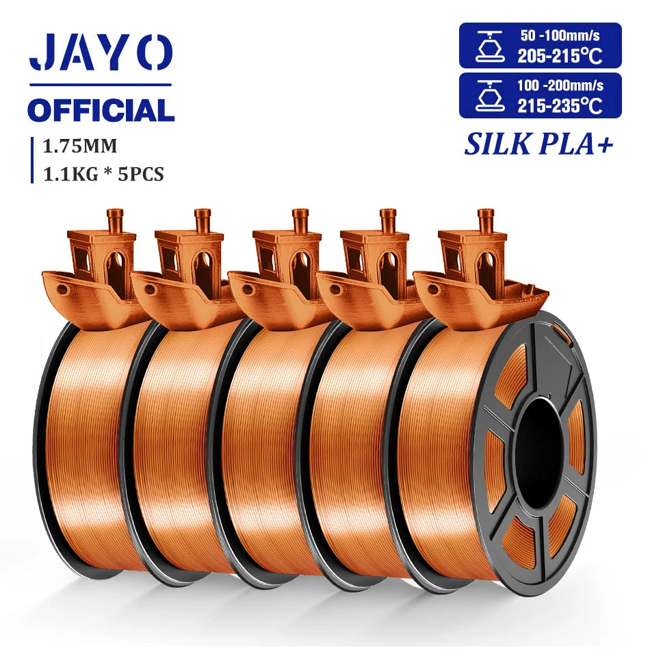 Jayo Premium 3D Printer Filament PLA Plus ABS PETG Silk