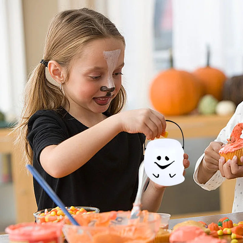 Premium Plastic Halloween Pumpkin Candy Bucket for Trick or Treat
