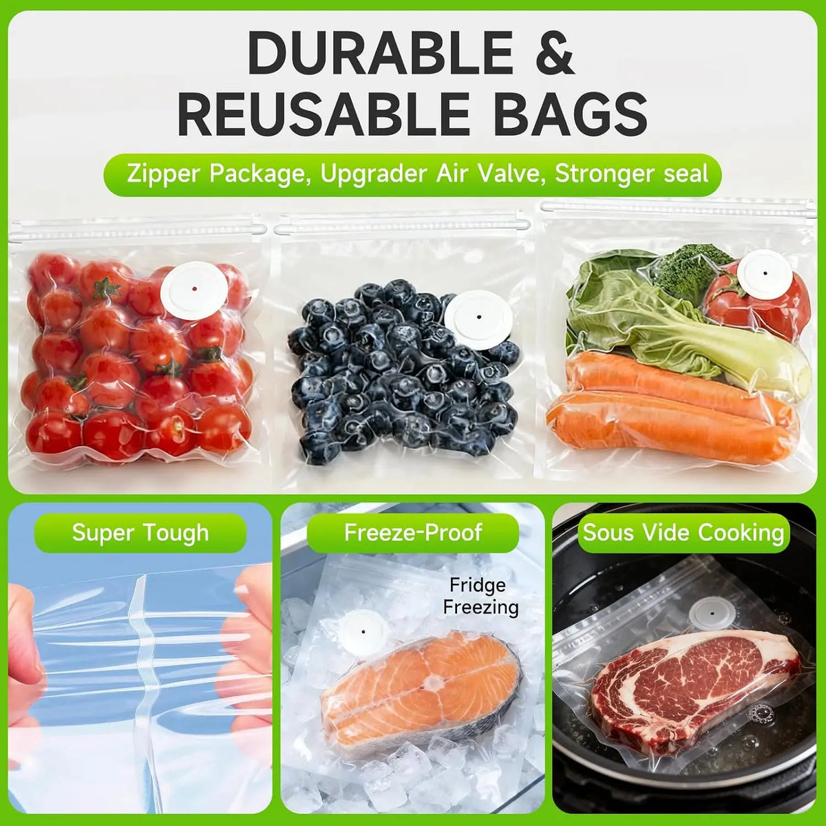 Cordless Automatic Vacuum Sealer For Kitchen Food Storage