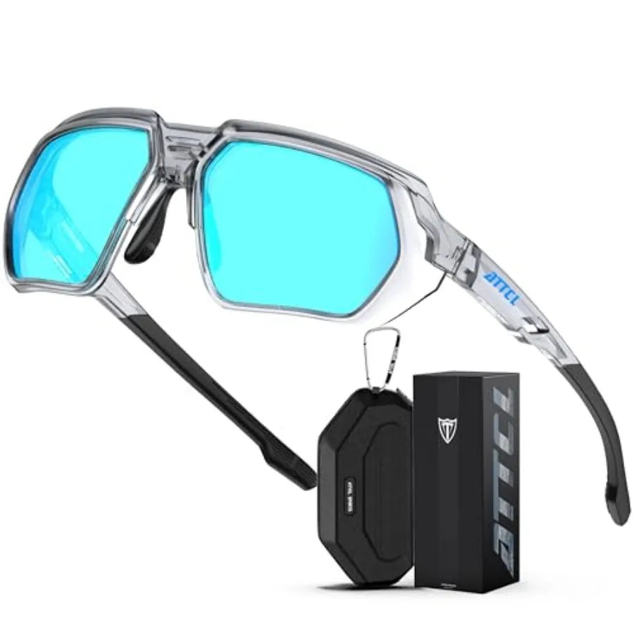 Sports Polarized Sunglasses With UV400 Protection And TR90 Frame