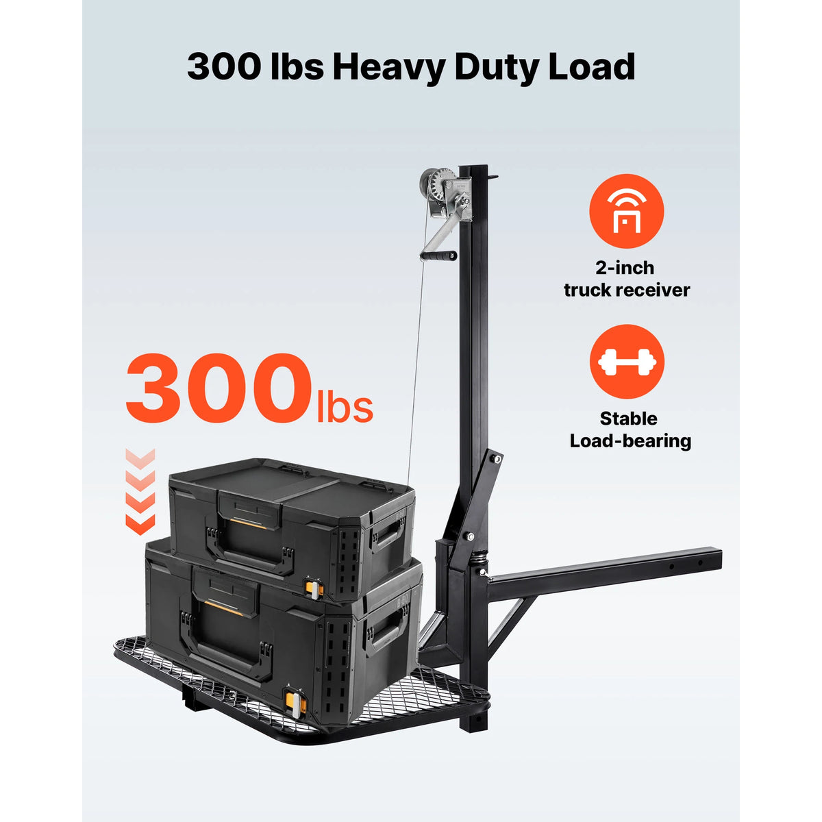 SucceBuy Foldable Hitch Deer Hoist With Portable Lifting Platform
