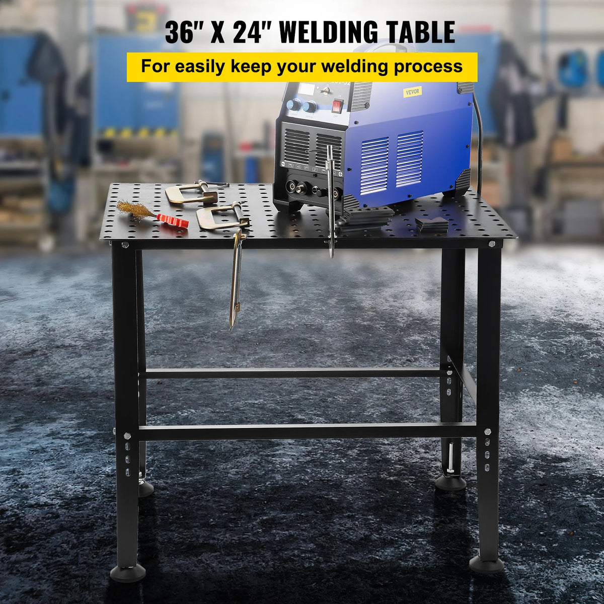 SucceBuy Heavy Duty Welding Table For Professional Use