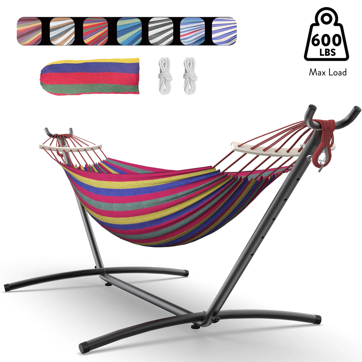 Gyroor Adjustable Stand Hammock With Storage Bag For Outdoor Camping