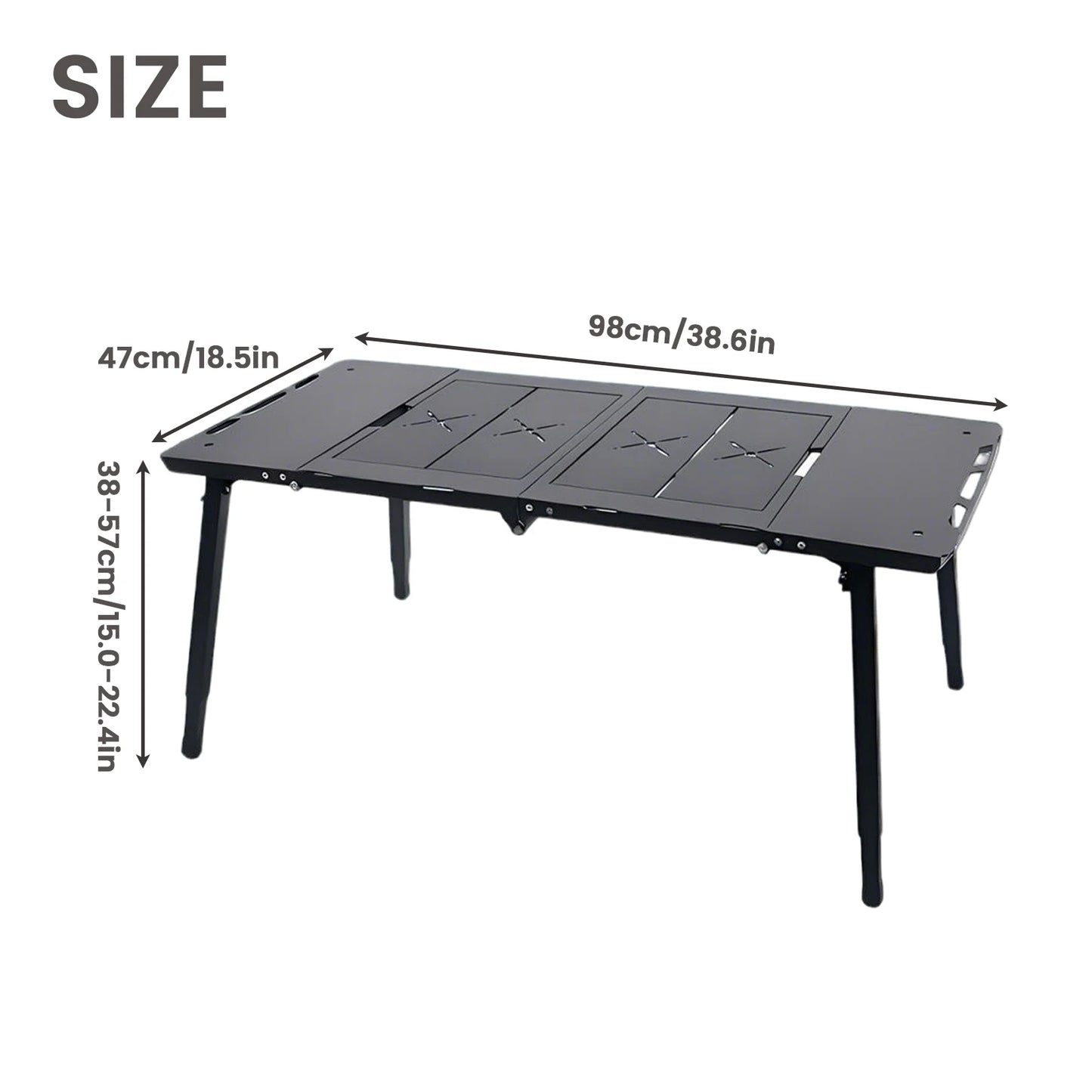 Pakicetus Portable Folding Outdoor Camping Table For Hiking Trips