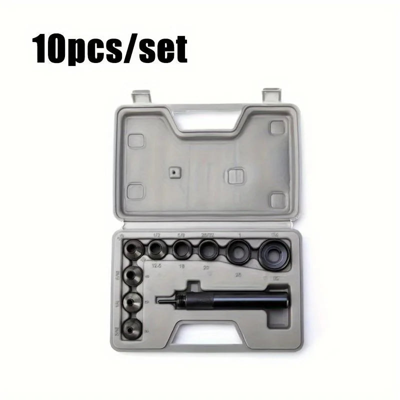 Heavy Duty Leather Hole Punch Set Interchangeable Dies For Crafting