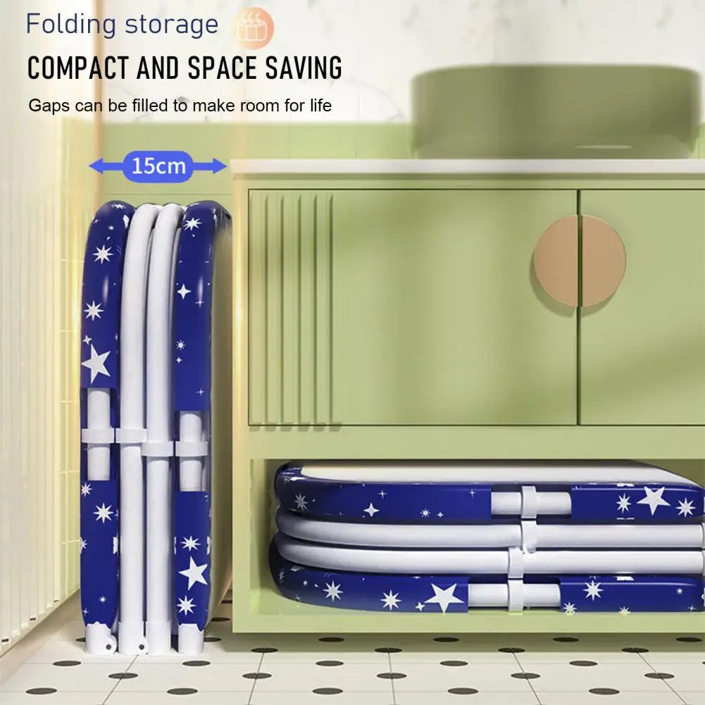 Advanced Foldable Bathtub For Adults Featuring Sturdy Frame Support