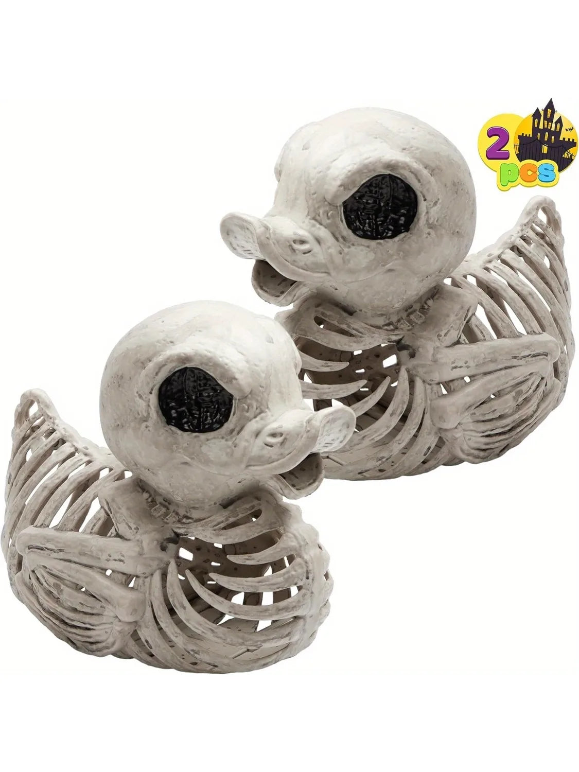 Premium Halloween Duck Skeleton Plastic Spooky Home Garden Prop