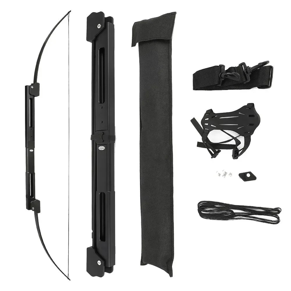 Archery Folding Takedown Bow For Survival Hunting Practice
