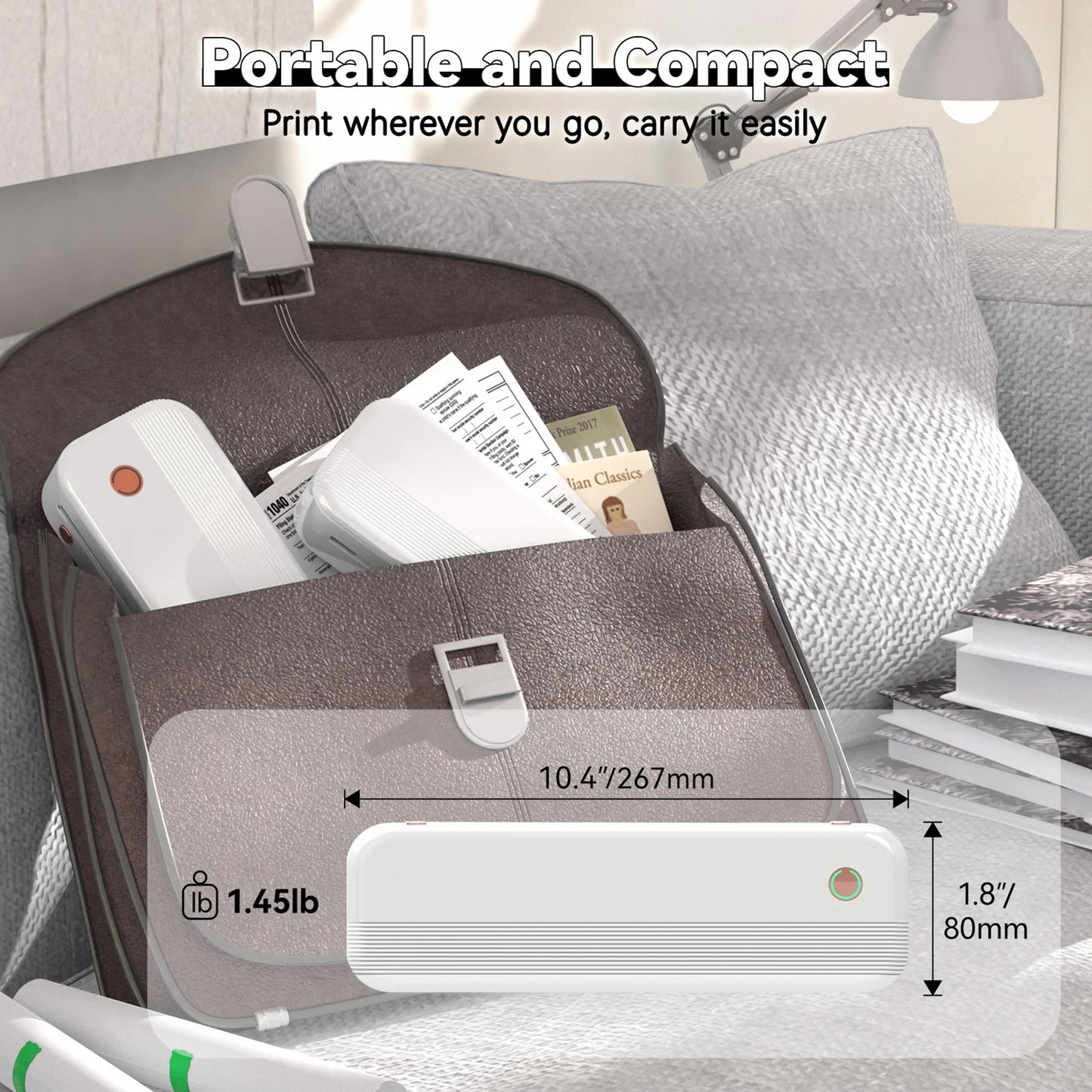 Aibecy Portable Wireless Thermal Printer For Mobile Photos