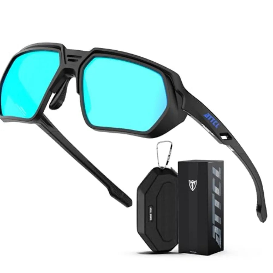 Sports Polarized Sunglasses With UV400 Protection And TR90 Frame