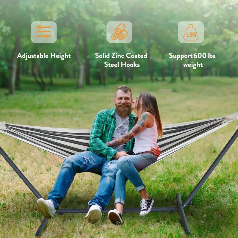 Gyroor Adjustable Stand Hammock With Storage Bag For Outdoor Camping