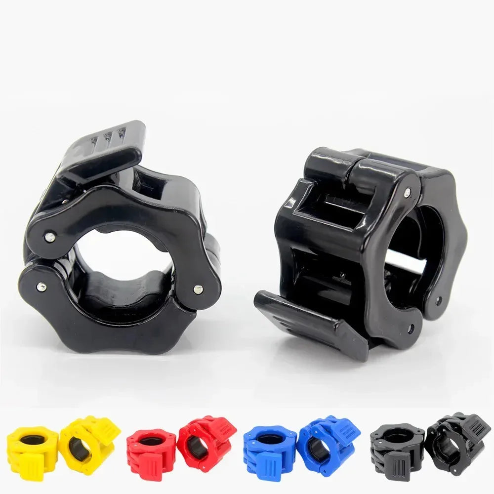 Quick Release Barbell Collars for Strength Training and Weightlifting
