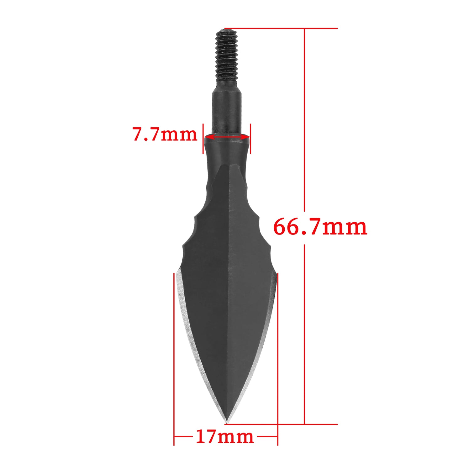 Hunting Broadheads Archery Arrowheads High Carbon Steel 180-200 Grain Retro Arrow Tips Fit Compound Recurve Bow