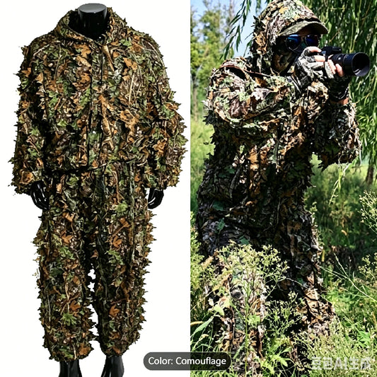 Men's Lightweight 3D Ghillie Hunting Camouflage Suit