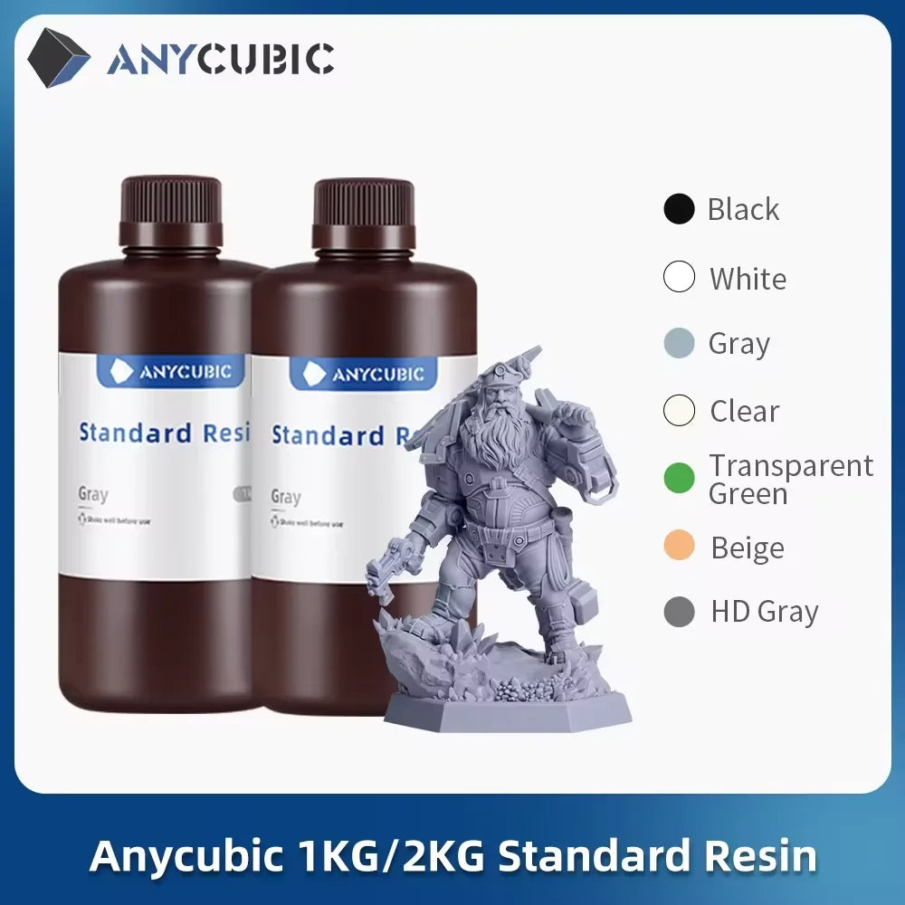 Anycubic Standard Resin For LCD And DLP 3D Printers