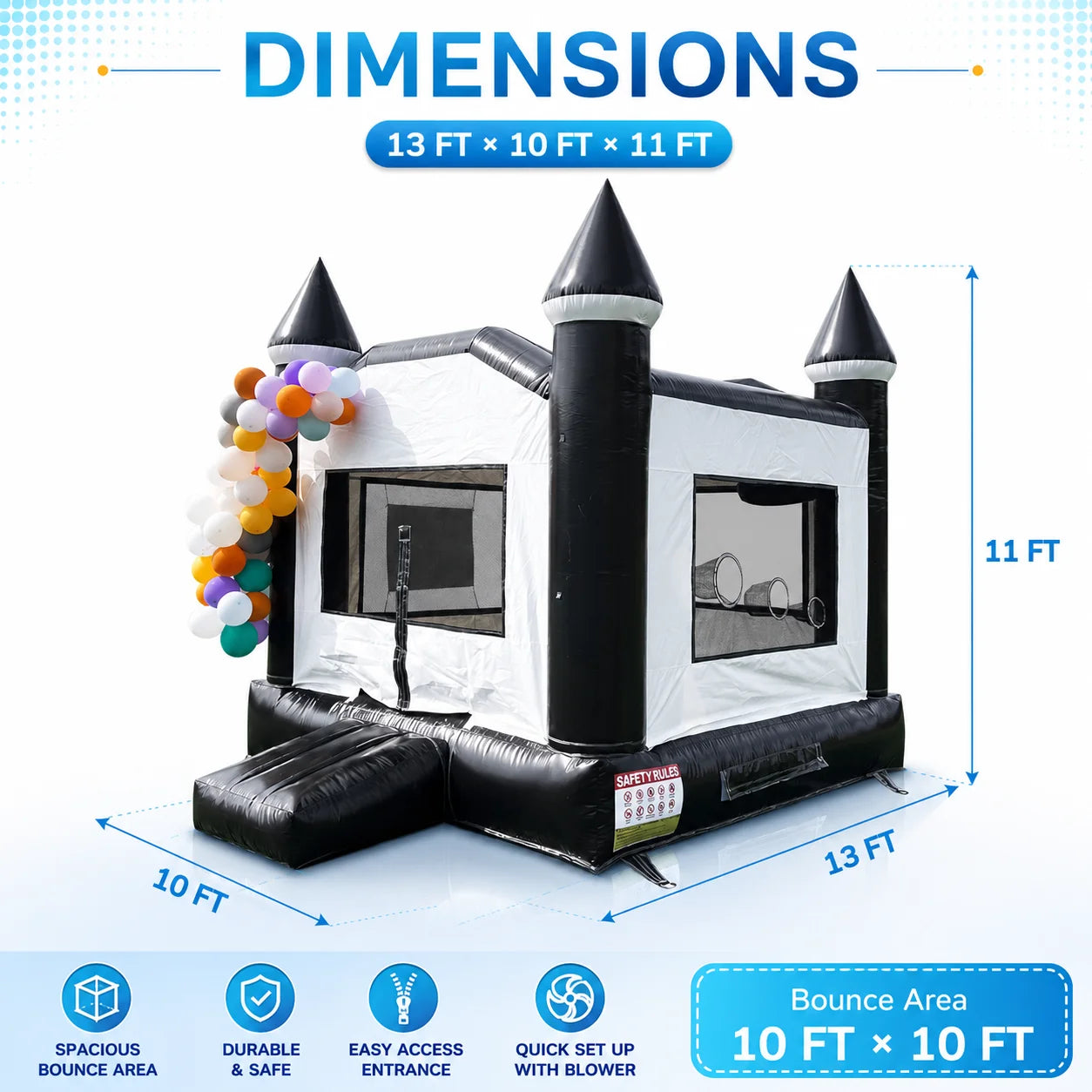 Commercial PVC Inflatable Bouncy Castle With Basketball Hoop For Kids