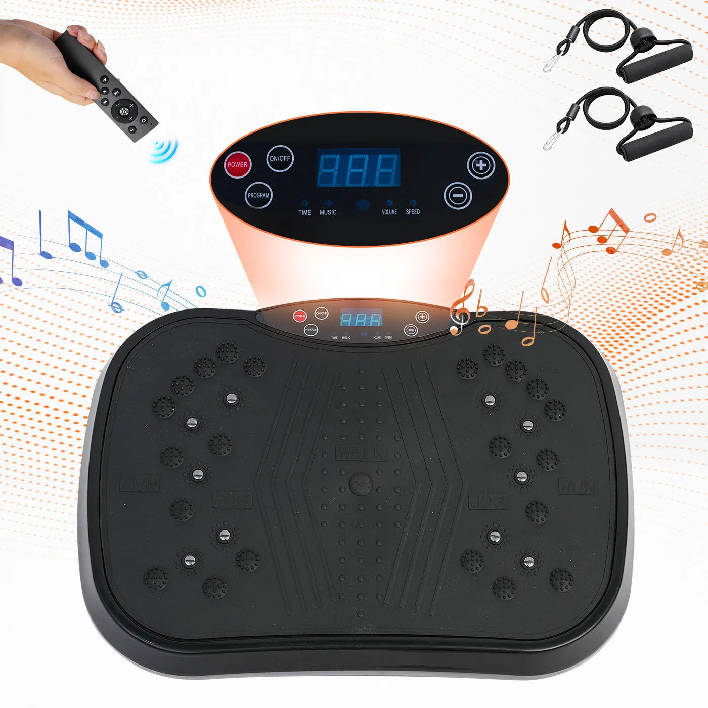 Full Body Vibration Plate Exercise Machine With Remote Control