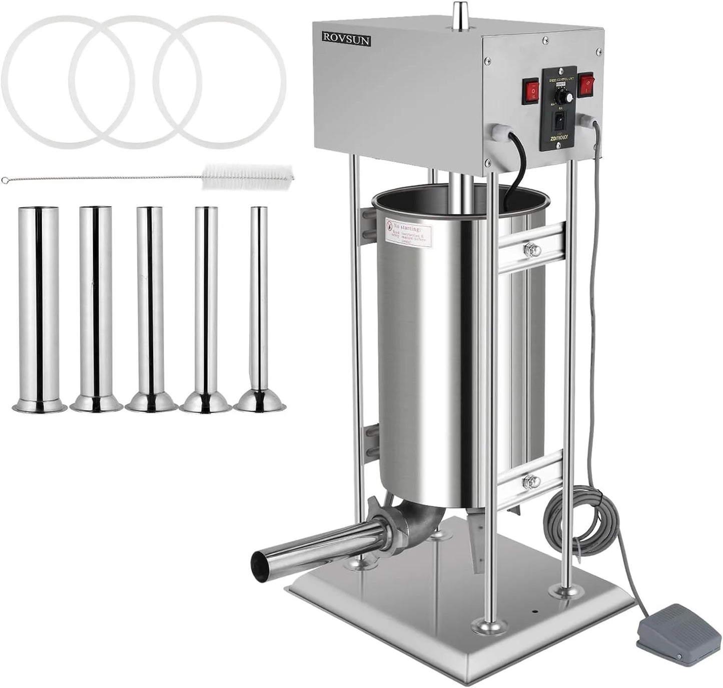 Commercial Electric Sausage Stuffer Stainless Steel Meat Maker Machine