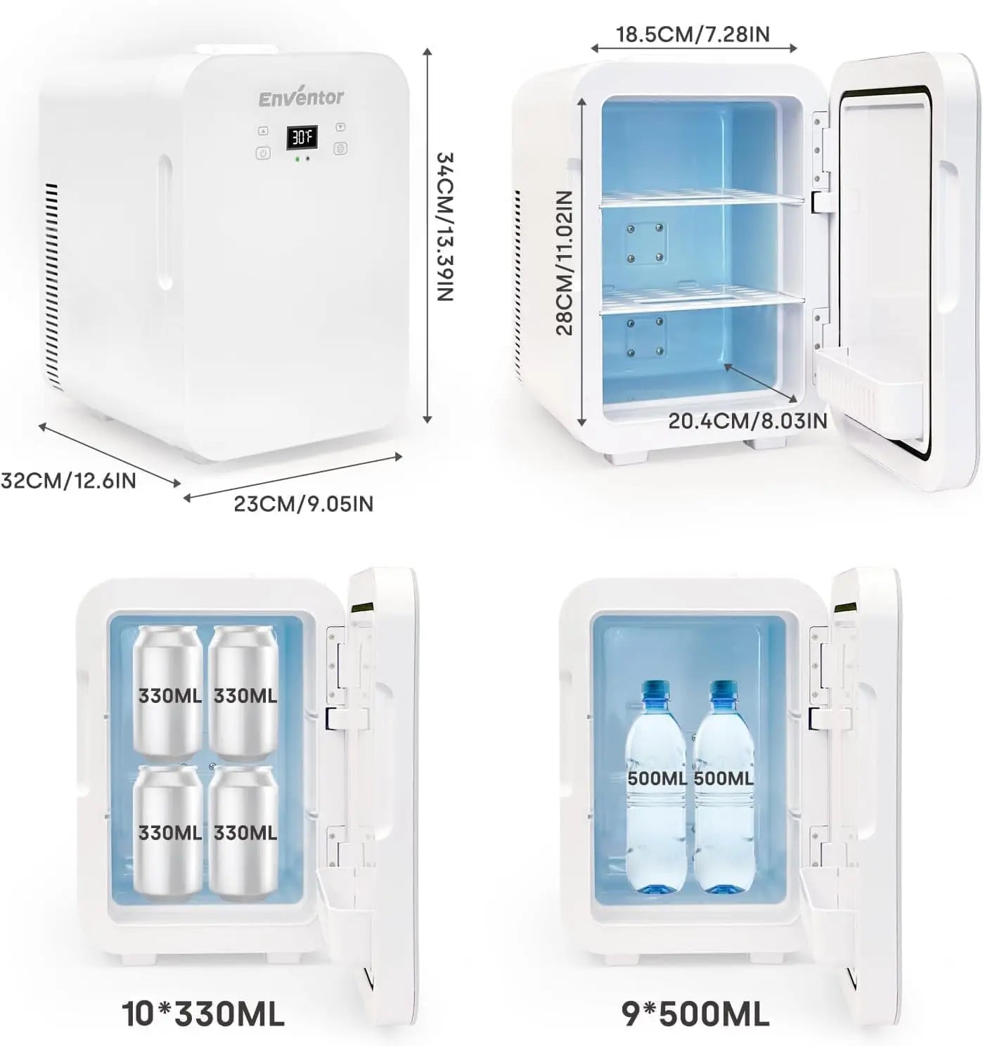 Enventor Portable Car Refrigerator Cooler And Warmer