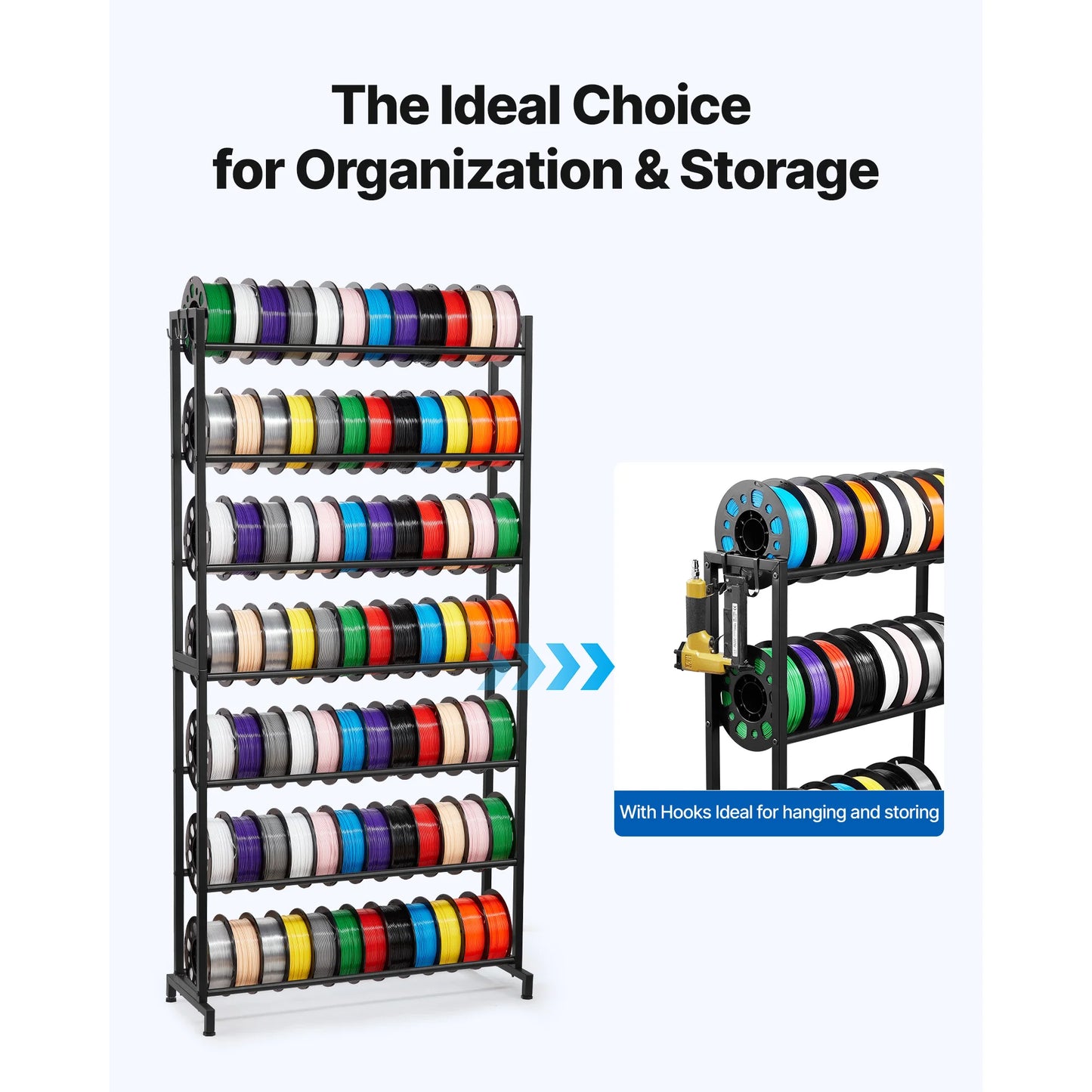 SucceBuy Durable 3D Printer Filament Storage Organizer