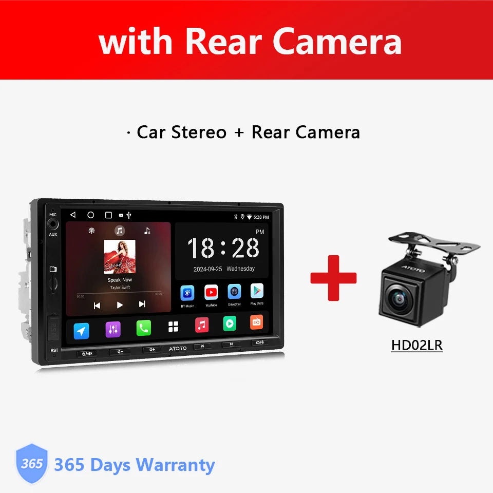 Atoto Android Car Stereo Receiver With Multimedia CarPlay Support