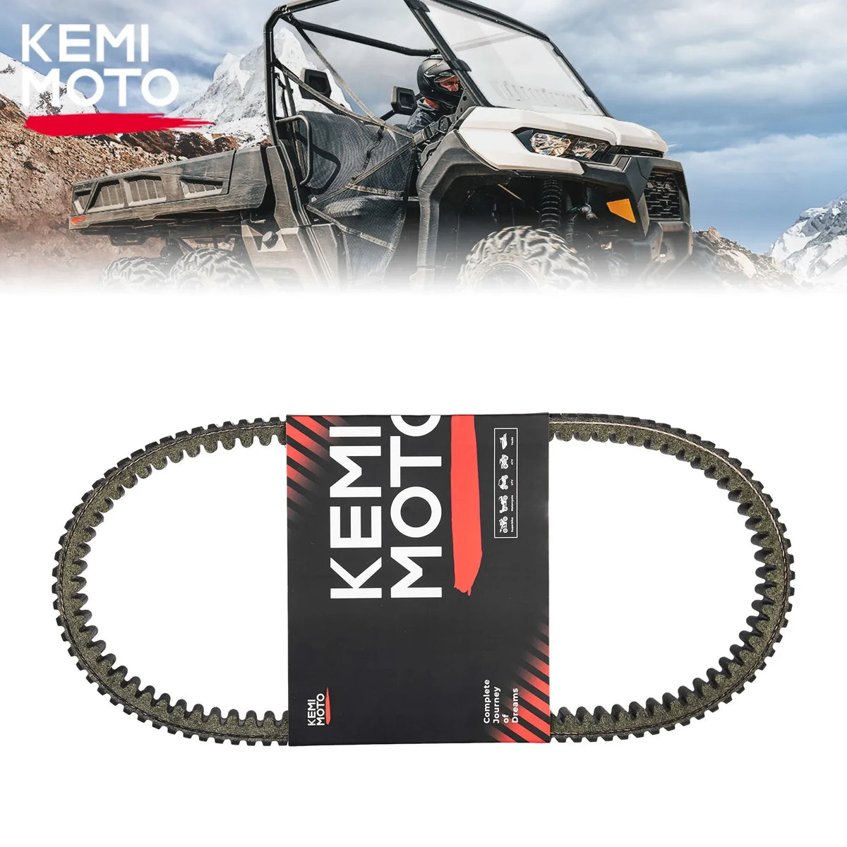 Kemitour Drive Belt Compatible With Can Am Maverick Defender
