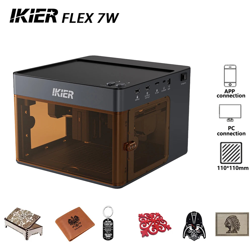Ikier Flex High Precision Portable Laser Engraver Machine