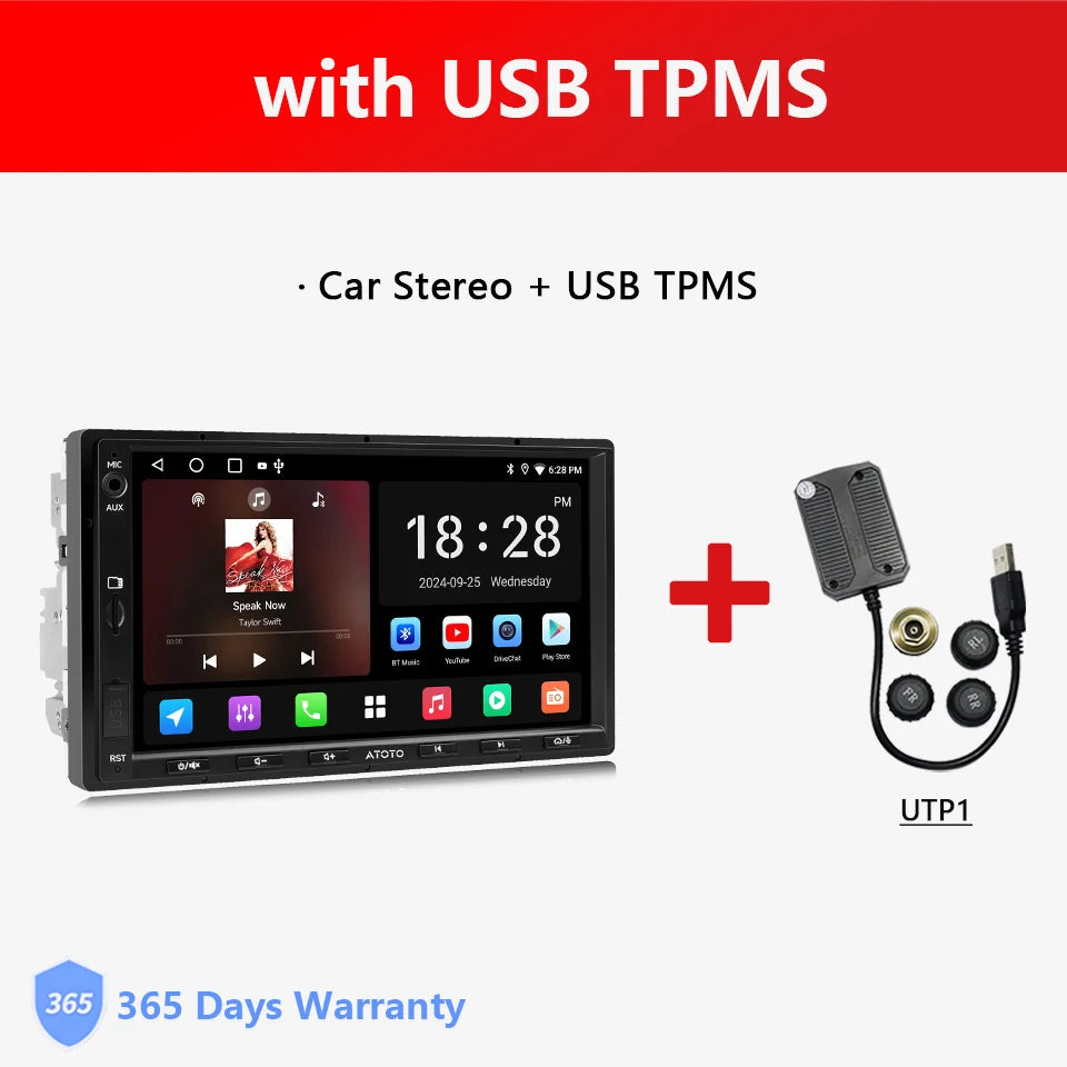 Atoto Android Car Stereo Receiver With Multimedia CarPlay Support