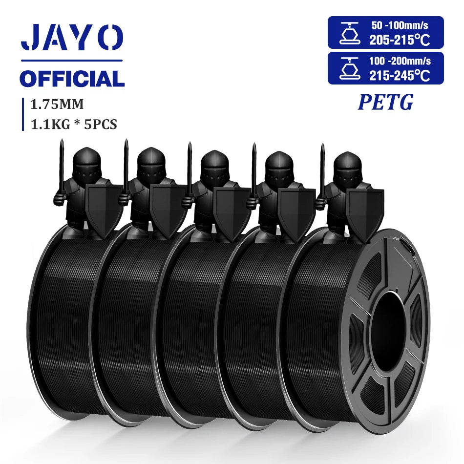 Jayo Premium 3D Printer Filament PLA Plus ABS PETG Silk