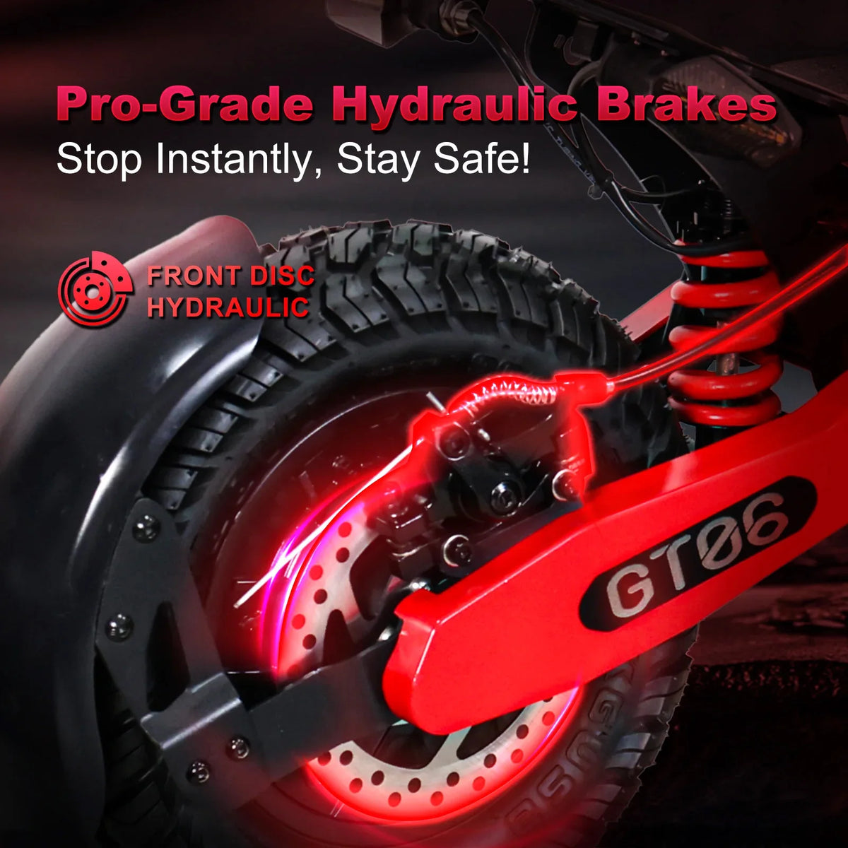 Heavy Duty Folding Electric Scooter For Adults With Dual Suspension