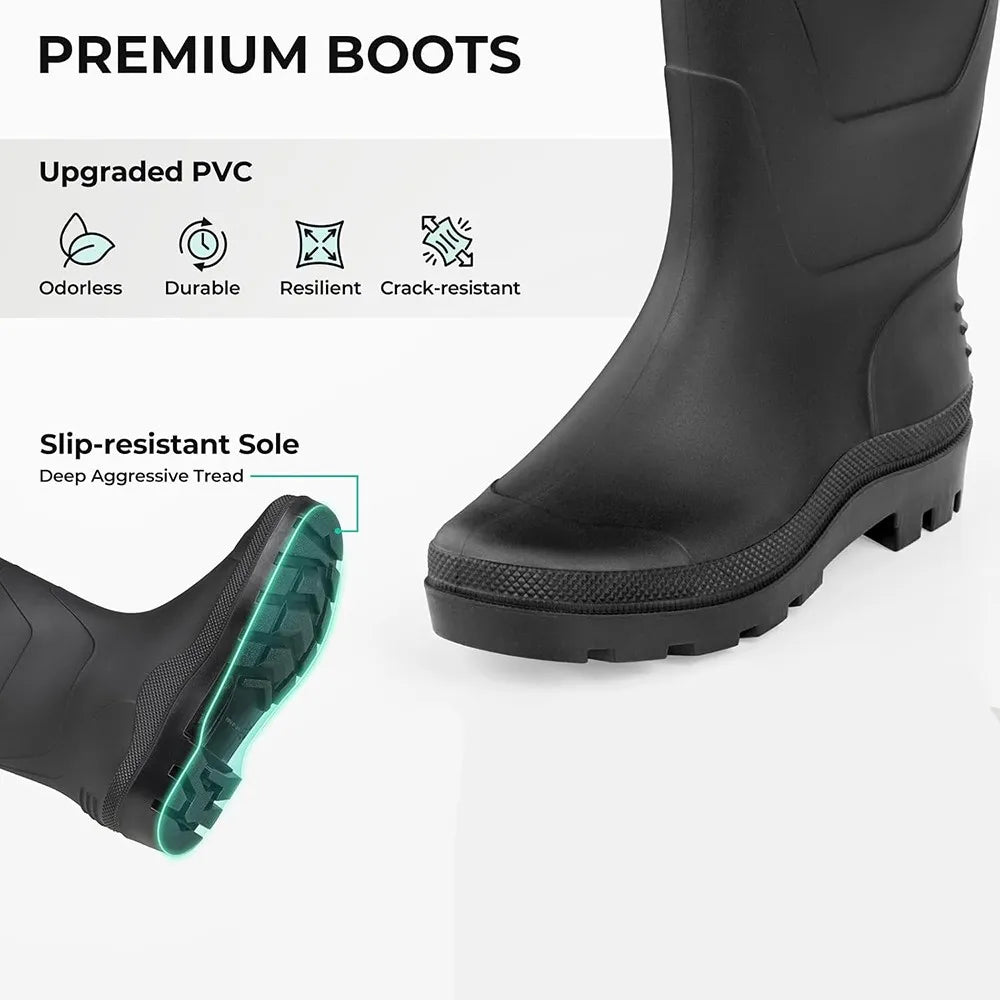 Night Cat Waterproof Fishing Waders With Bootfoot And Belt