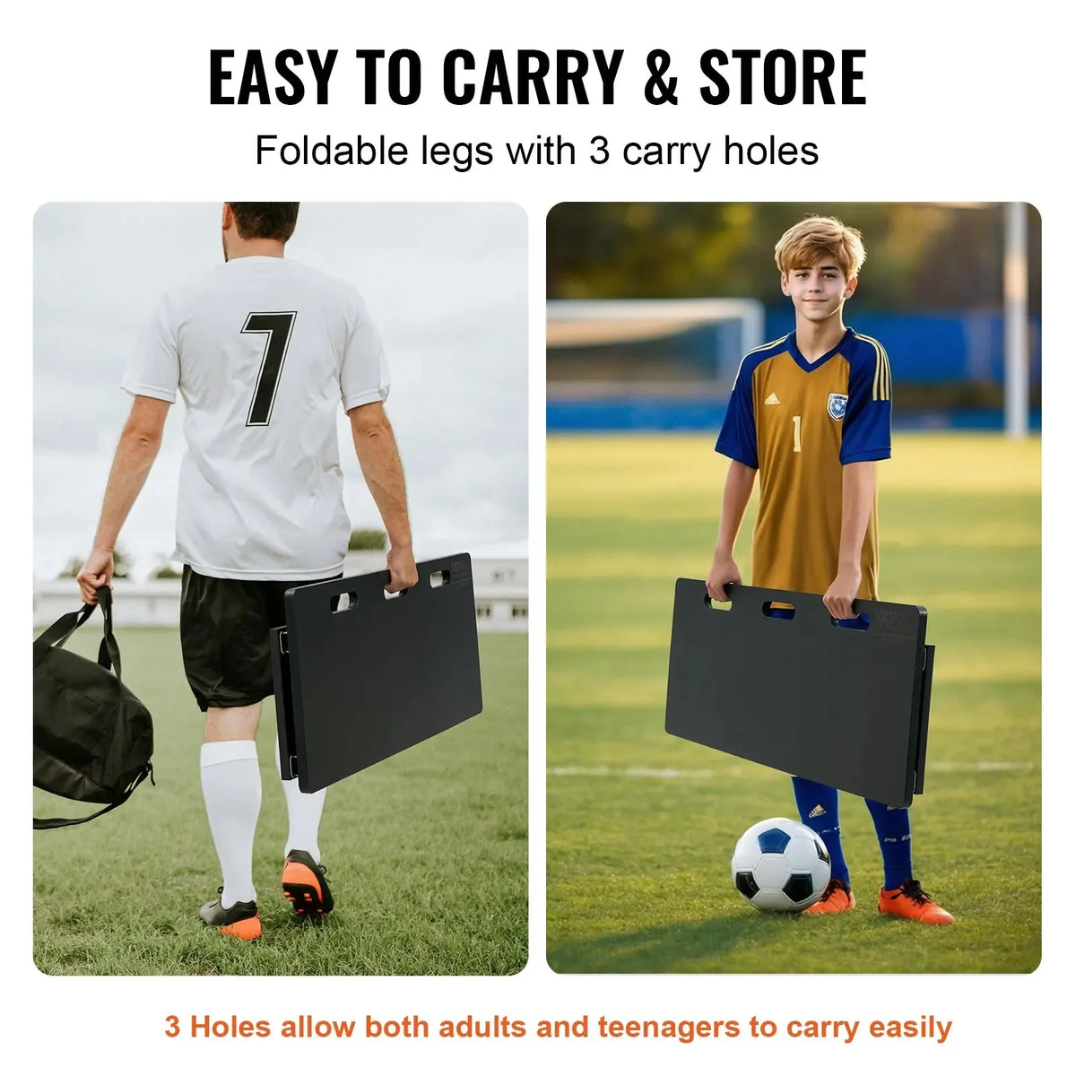 SIHAO Portable Foldable Soccer Rebounder Board Training Equipment