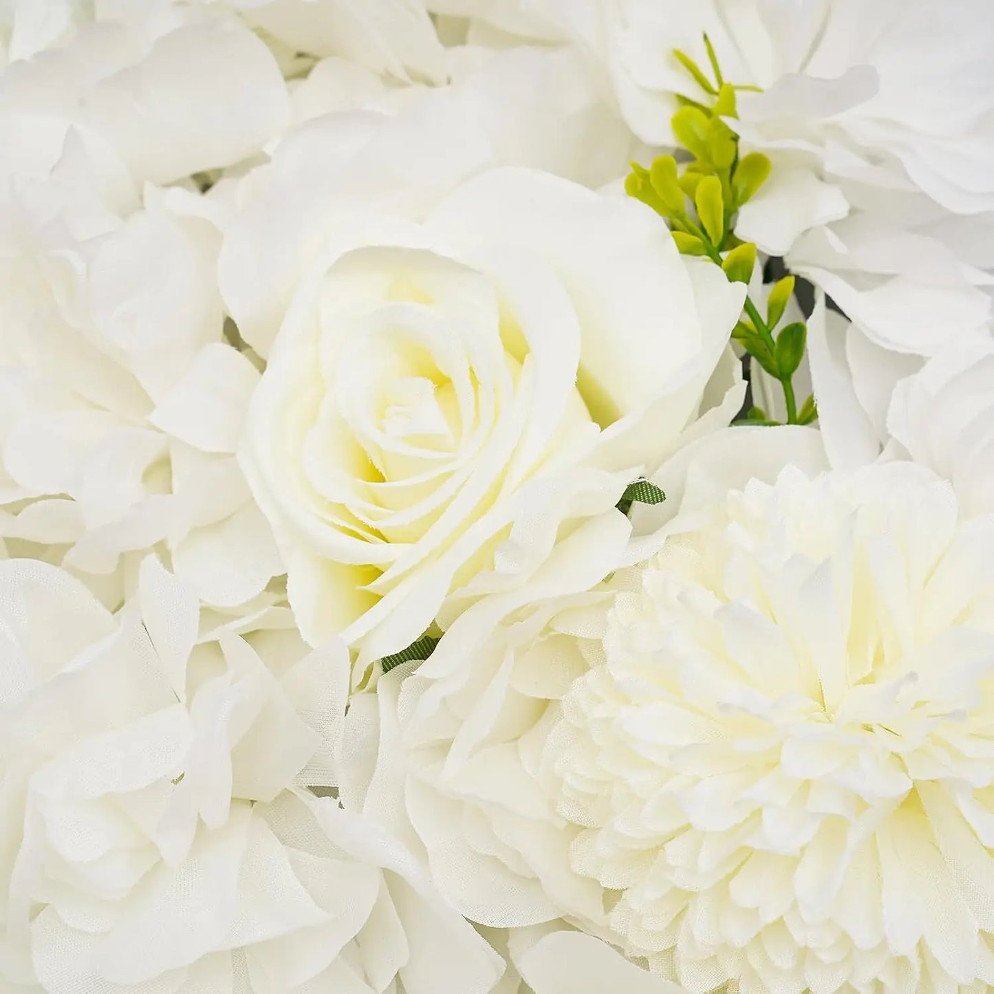 Artificial Silk Rose Flower Wall Panels For Wedding Party Decor