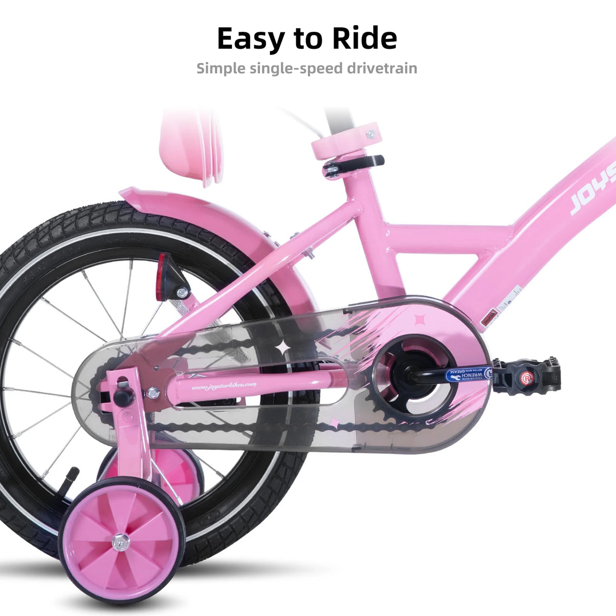 Joystar Kids Bike With Training Wheels And Front Basket